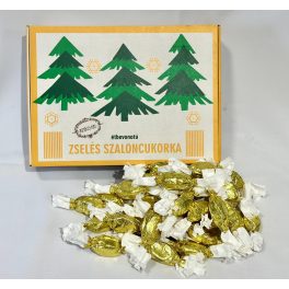   Zselés Retro étcsokoládés szaloncukor díszdobozos 500g (70-es évek)