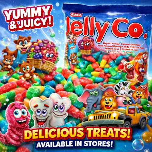 Jelly Co 1 kg-os gumicukor (fagyi)