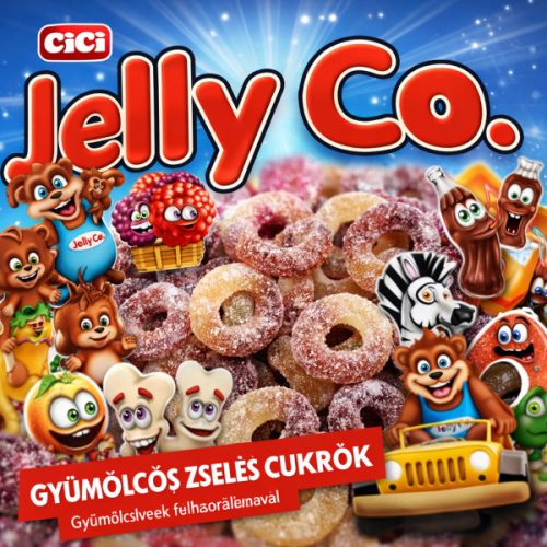 Jelly Co 1 kg-os gumicukor (kola)