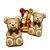 Windel Christmas teddy fém maci csokoládéval 77g