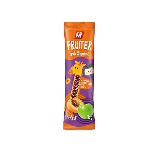 FIT Fruiter gyümölcszselé alma-sárgabarack 15g  vegán gluténmentes