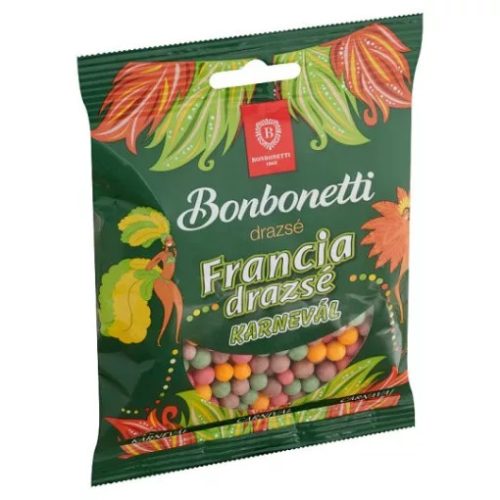 Bonbonetti Franciadrazsé Karnevál 70g