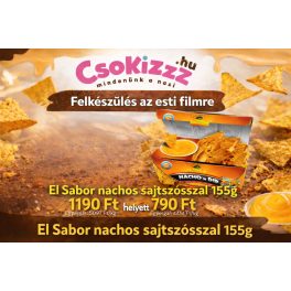 El Sabor Nachos sajt dip szósszal 155g 