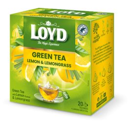 Loyd Tea Green tea lemon & lemongrass 40g 