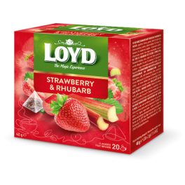 Loyd Tea Strawberry & Rhubarb 40g 