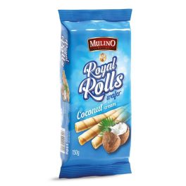 Mulino Royal Rolls coconut kókuszos ostyarúd 150g 