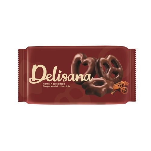 Delisana mézeskalács puszedli perecek étcsokoládéval bevonva 400g