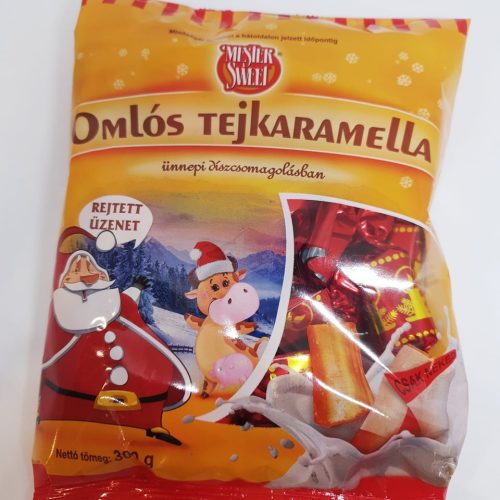 Szaloncukor omlós tejkaramella rejtett üzenettel 300g