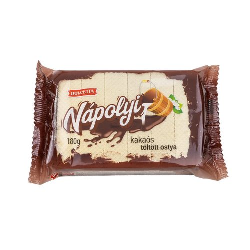 Dolcetta nápolyi kakaós ízű ablakos csomagolás 180g