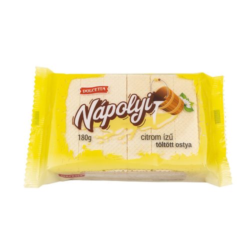 Dolcetta nápolyi citrom ízű ablakos csomagolás 180g