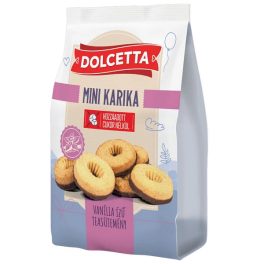 Dolcetta HCN vaníliás karika 160g
