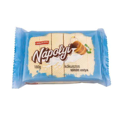 Dolcetta nápolyi kókuszos ízű ablakos csomagolás 180g