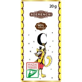 Szerencsi Állat ABC tejcsokoládé 20g 