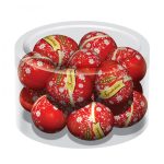 Szerencsi Húsvét tojás tejcsokoládé piros 20g 