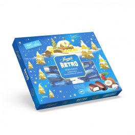   Szerencsi Szaloncukor Retro kókuszos étcsokoládés díszdobozban 350g 