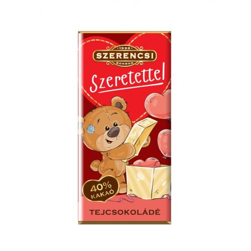 Szerencsi Szeretettel Macis szelet tejcsokoládé 20g