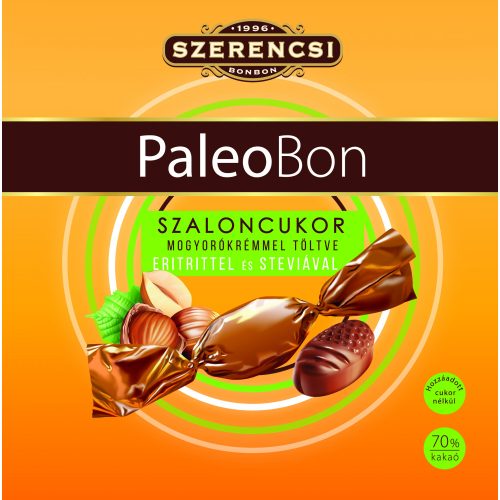 Szerencsi Paleobon Szaloncukor mogyorókrémmel édesítőszerekkel 250g 