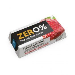   Szerencsi Zero epres krémmel töltött tejcsokoládé édesítősszerel 21g
