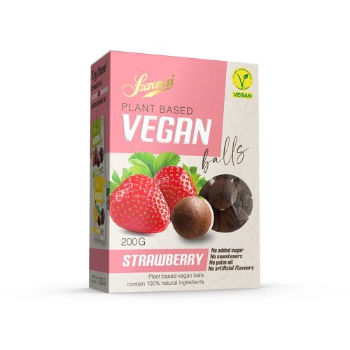 Szerencsi Vegan Balls Eper 200g