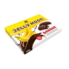   GutiChoco "Jelly Moon" Banános zselé étcsokiba mártva gyümölcslével 190g