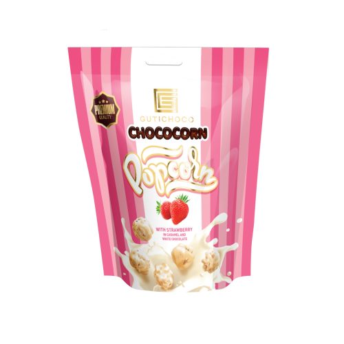 GutiChoco popcorn epres fehércsokoládéval mártva 70g
