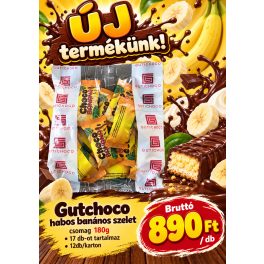 Gutichoco habos banános csomag 17db-os 180g