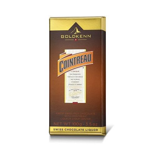Goldkenn Cointreau Liqueur Bar alkoholos töltött csokoládé 100g