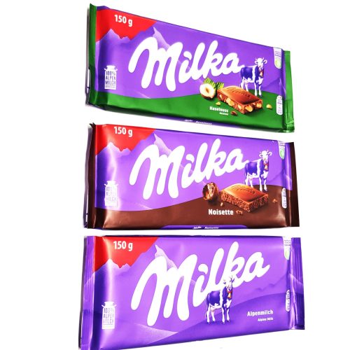 Milka alpesi tejcsokoládé törtmogyorós 150g