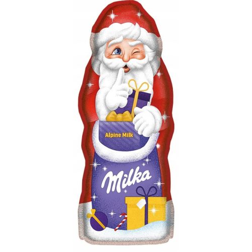 Milka Mikulás alpesi tejcsokoládéból 90g