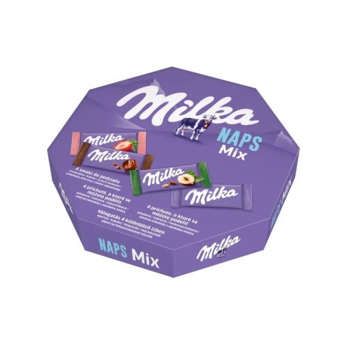 Milka Naps Mix Tejcsokoládé Válogatás 138g