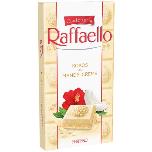 Raffaello táblás fehércsokoládé 90g 