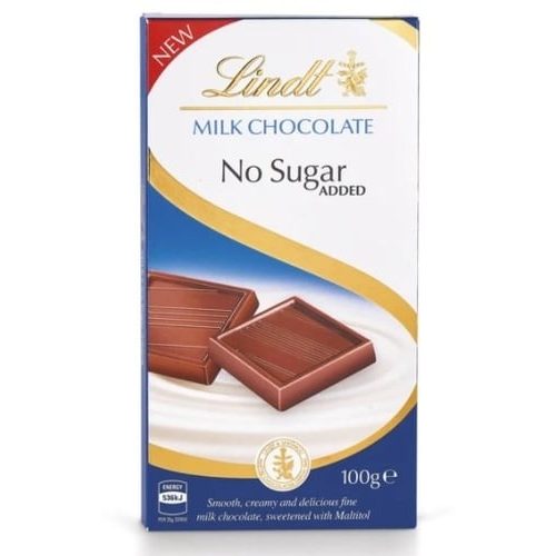 Lindt NSA tejcsokoládé táblás hozzáadott cukor nélkül 100g 