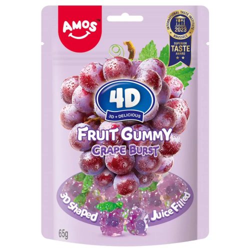 Amos 4D gumicukor szőlőlével 65g