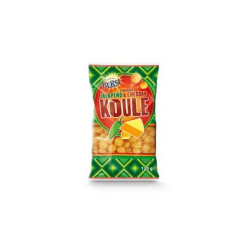BERSI Snack jalapeno és cheddar sajtos golyók 120g