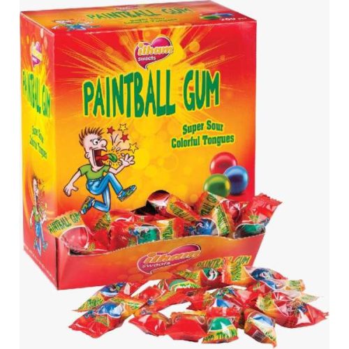 Ilham 4,6g Paintball Gum nyelvfestős   200db/display 