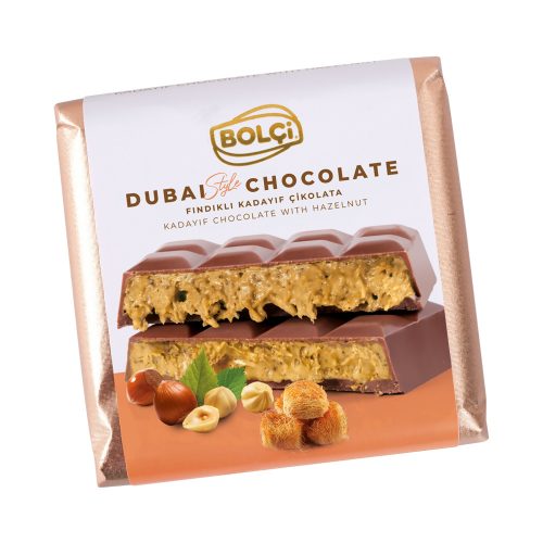 Bolci táblás Dubai csoki mogyorós 100g EB644