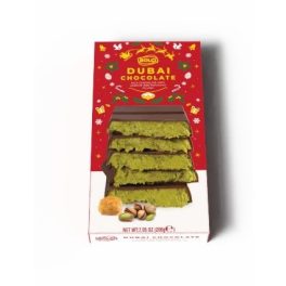 Bolci Christmas Dubai tejcsokoládé tábla 200g EB662