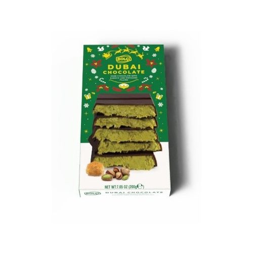 Bolci Christmas Dubai étcsokoládé tábla 200g EB663