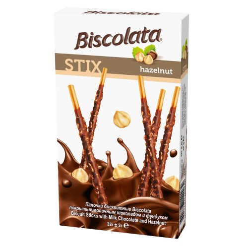 Sölen Biscolata Stix mogyoró 32g