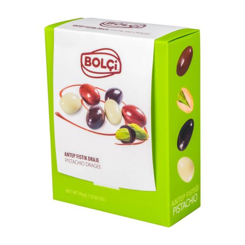 Bolci Dragee pisztácia drazsé három féle csokoládéval 80g  EDK134