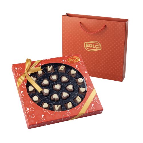 Bolci Letter Chocolate Hearts 180g ECH239 