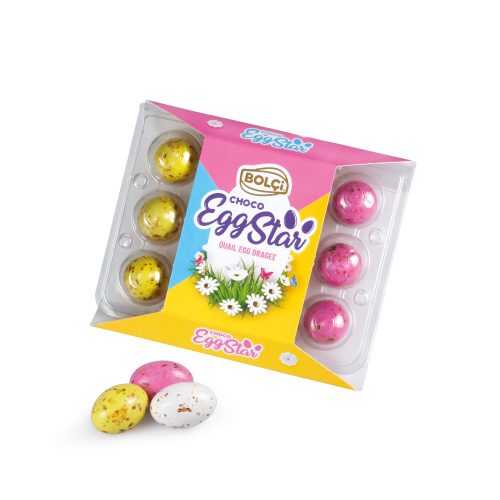 Bolci Eggstar töltött csokoládé tojás válogatás 80g EDK145