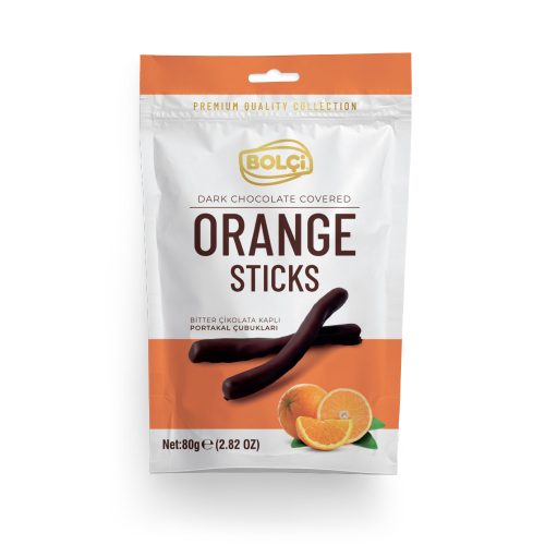 Bolci tasak étcsokoládés narancs stick 80g EBK192