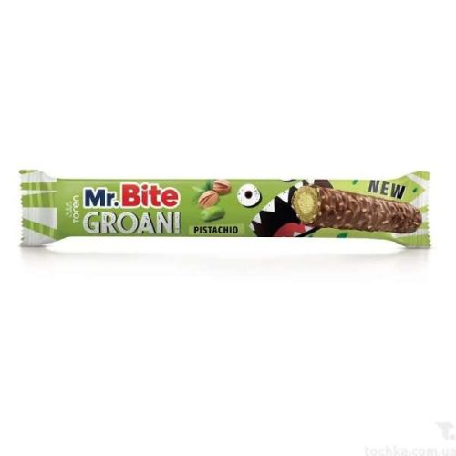 Tören Mr. Bite Groani pisztáciás csokoládé rúd 28g