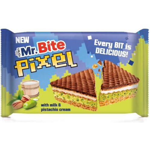Tören Mr. Bite Pixel ostyaszelet pisztáciás 28g