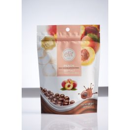   Elit Fruit Cube tejcsokoládéval bevont barack zselé drazsé 125g 