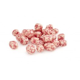   Kartonos Elit "Fruit Cube" fehércsokoládés eperzselé kocka (ÁR/KG) (3KG/KRT)