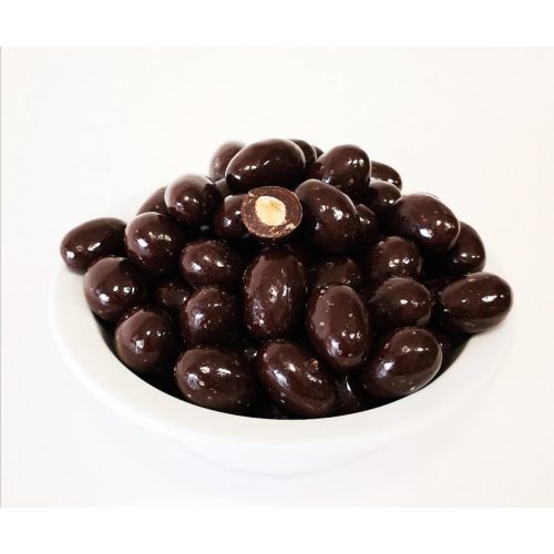Kartonos Melba étcsokoládés mandula drazsé (ÁR/KG) (3KG/KRT)
