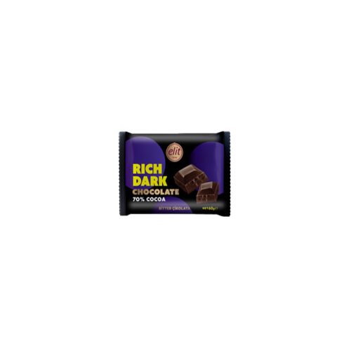 Elit táblás étcsokoládé Rich Dark 70% 60g
