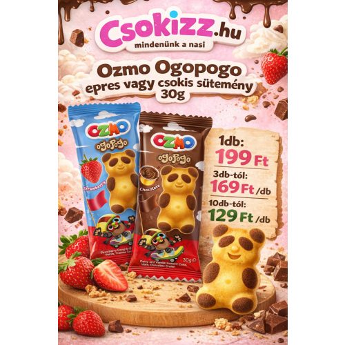 Sölen Ozmo OgoPogo maci csokikrémes 30g